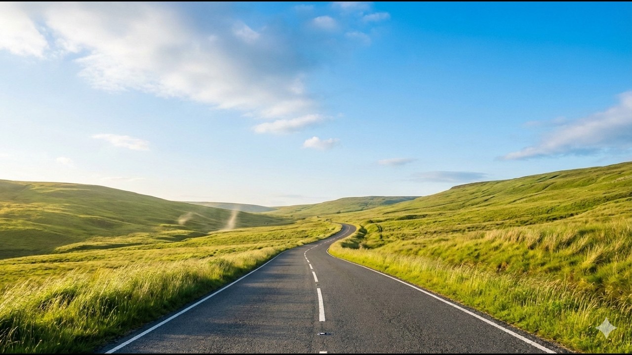 風と走る高原ロードHighland Road with the Wind