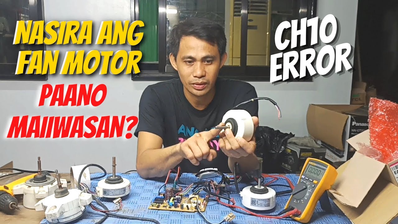 HOW TO CHECK DC FAN MOTOR | CH10 | LG INVERTER