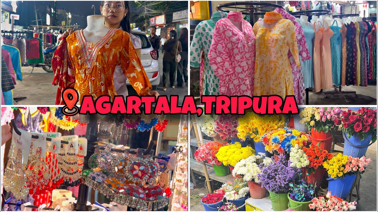 Street Shopping in Tripura🛍️ || Starting Just Rs 100/- Sakuntala Road // Shopping Vlog