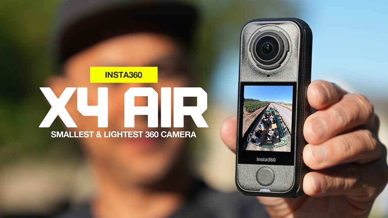 Компактнее и легче Insta360 X4 Air по сравнению с X5 360-камерой