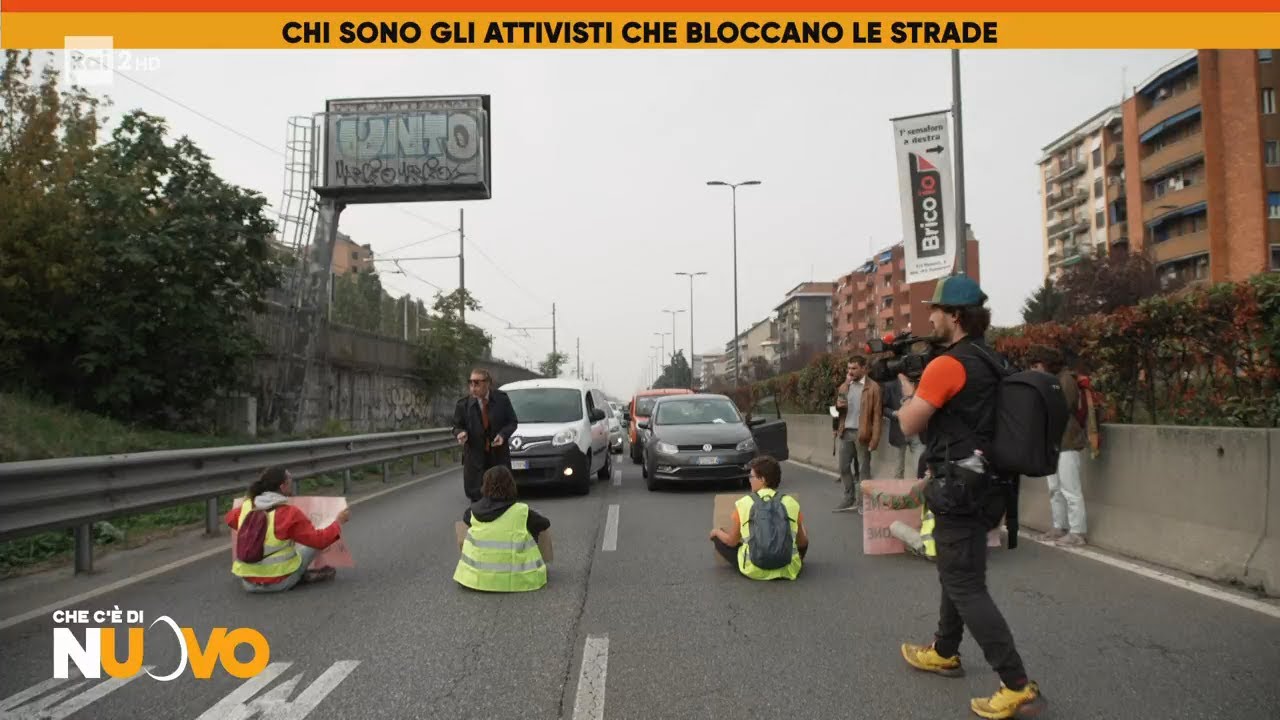 Chi sono gli attivisti che bloccano le strade - Che c'è di nuovo 03/11/2022