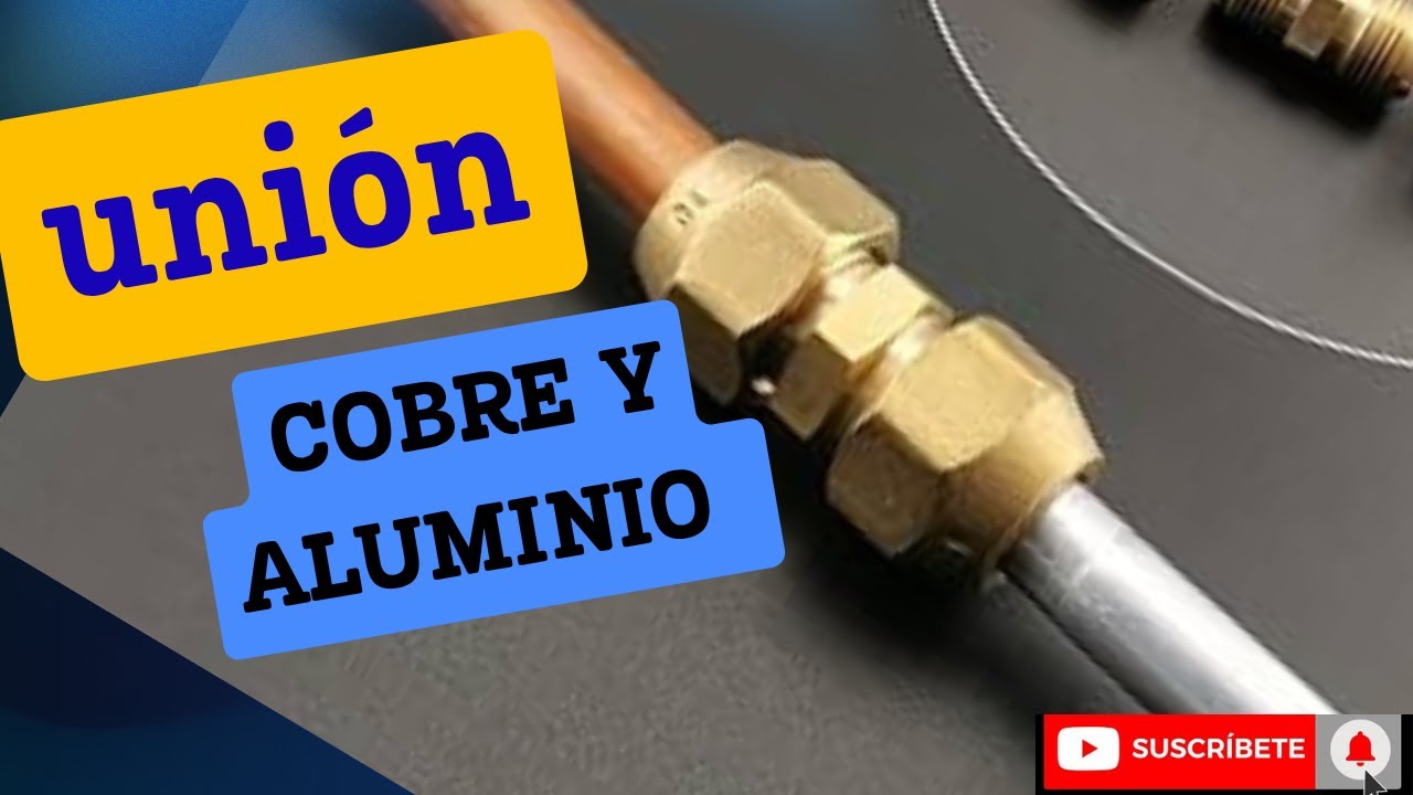 UNIR TUBERIA DE COBRE Y ALUMINIO EN EVAPORADOR DE NEVERA  SIN SOLDAR / PASO A PASO