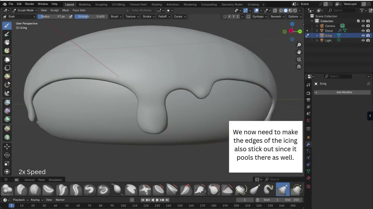 Blender Donut Sculpting Chromebooks