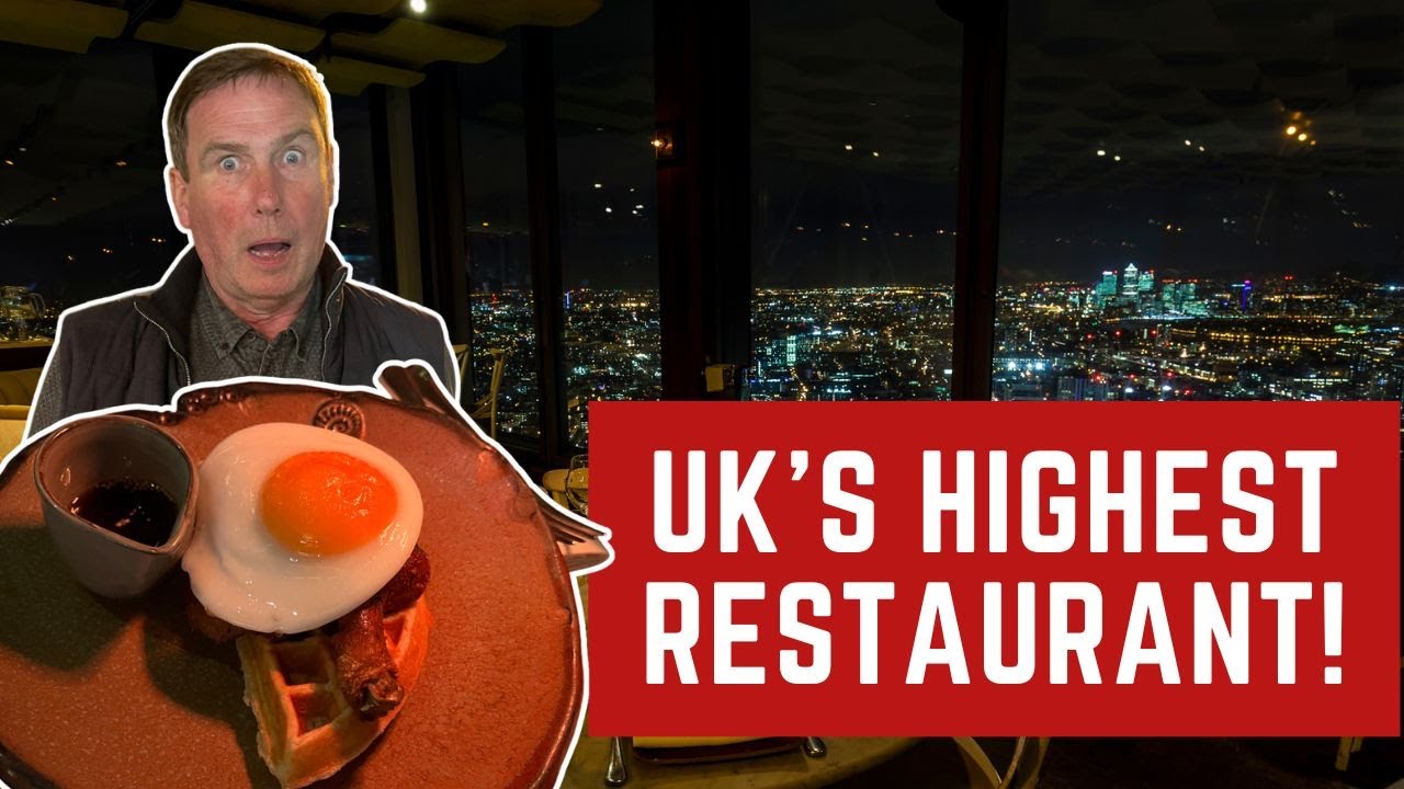 Reviewing the UK'S HIGHEST RESTAURANT at 2AM! OH MY GOD!