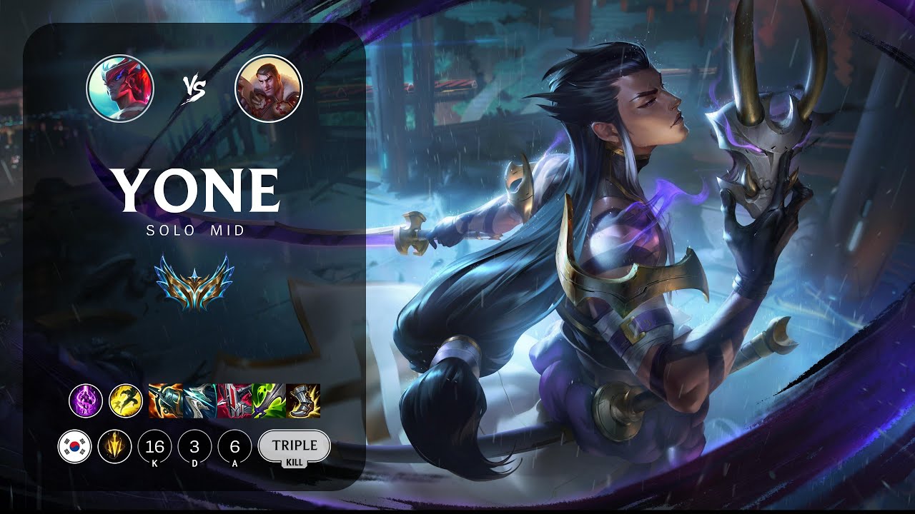 Yone Mid vs Jayce - KR Challenger Patch 13.21