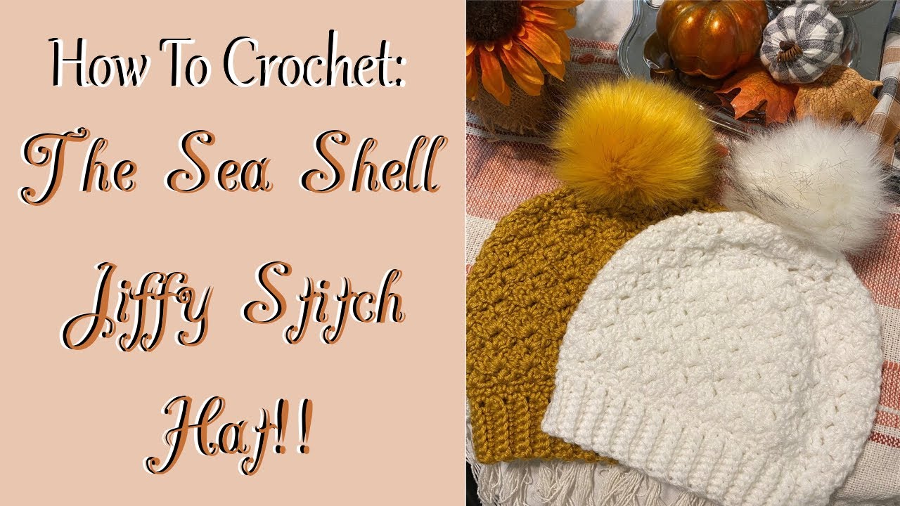 How To Crochet a Hat: The Jiffy Stitch Hat #crochet #crocheting #crochetpattern #crochethat #diy