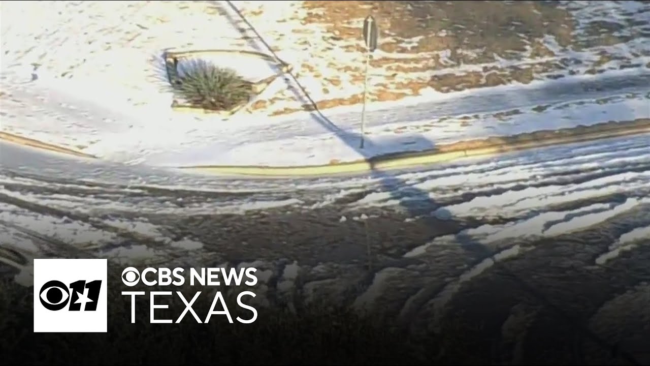 Roads across North Texas thawing out
