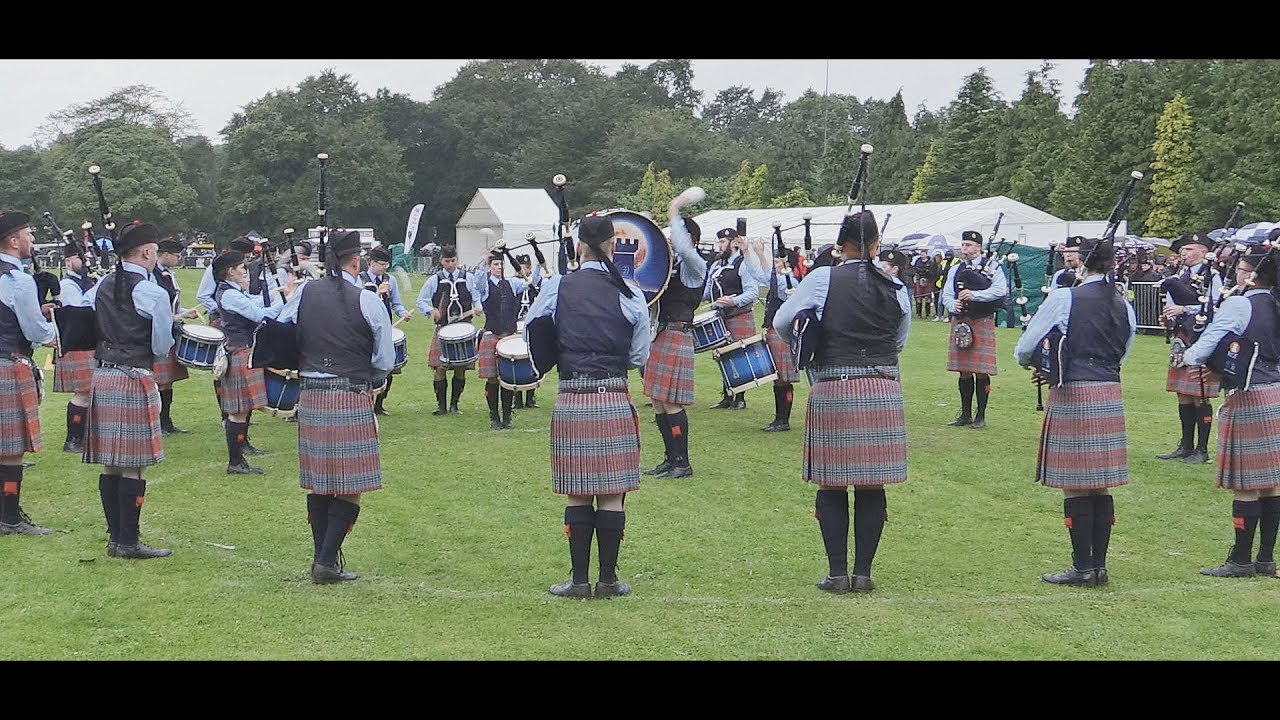 Shotts and Dykehead Caledonia Pipe Band: Scottish Championships, Dumbarton 2017