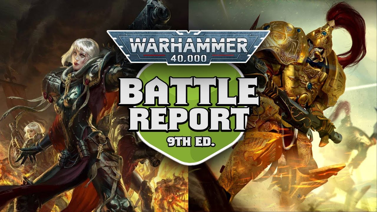 Sisters of Battle vs Adeptus Custodes Warhammer 40k Battle Report Ep 87