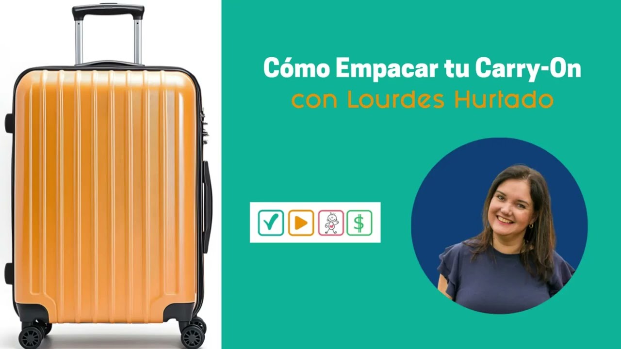Como empacar tu carry on para viajar ligero