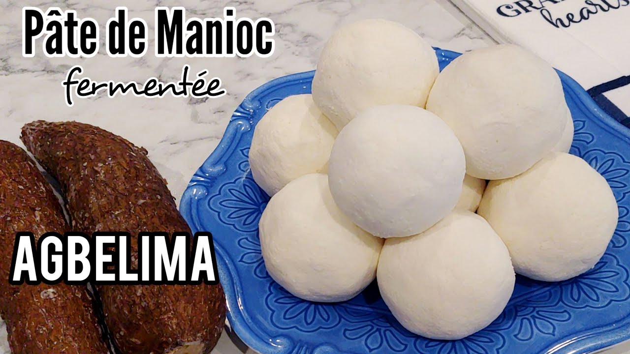 Pate de Manioc Ferment&eacute;e || Agbelima || Cassava Dough