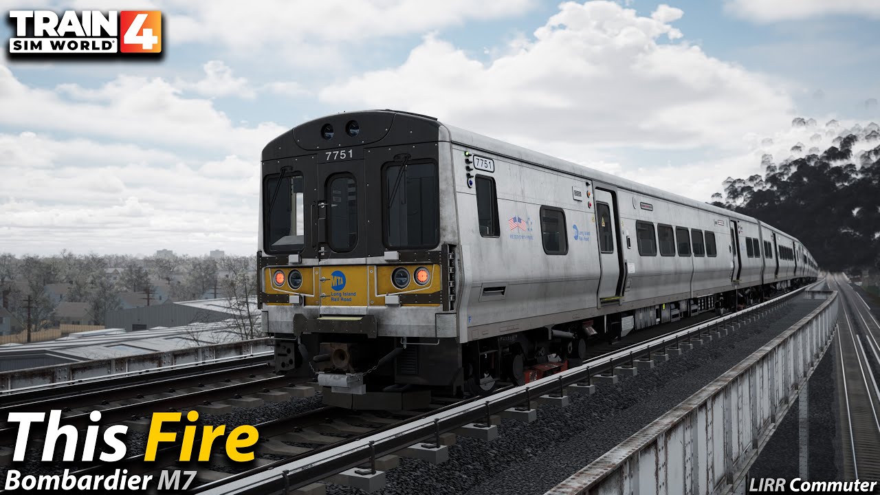 This Fire : LIRR Commuter : Train Sim World 4 [4K 60FPS]