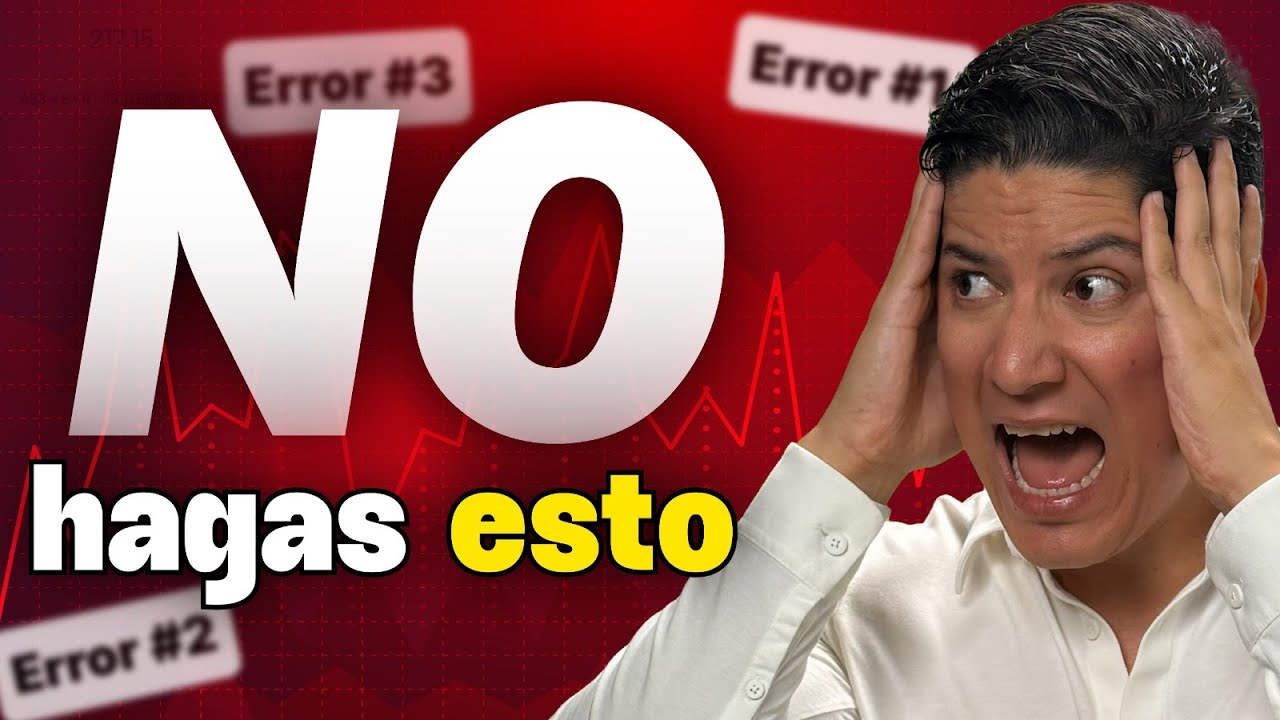 3 ERRORES al INVERTIR que te pueden COSTAR MUCHO DINERO