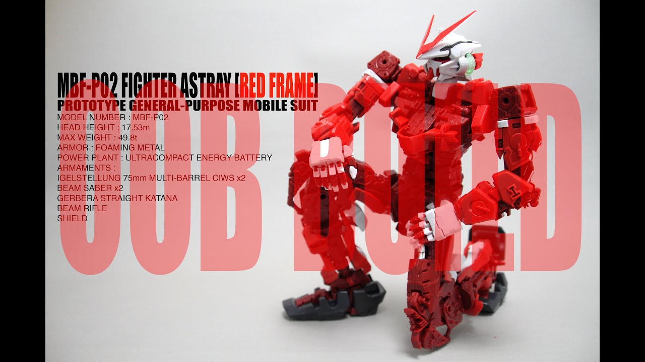 086 - Daban PG MBF-P02 Fighter Astray [Red Frame] (OOB Review) Pt.1