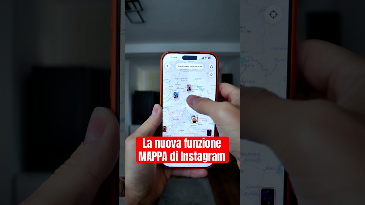 Tutto sulla nuova funzione MAPPA 🗺️ di Instagram #mappa #instagram