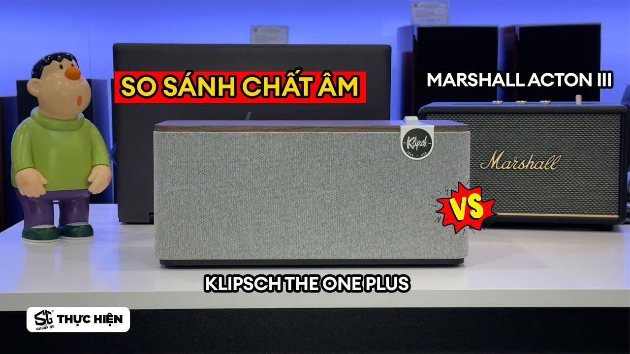 So sánh loa Bluetooth Marshall Acton 3 với Klipsch The One Plus: Ai đỉnh hơn?