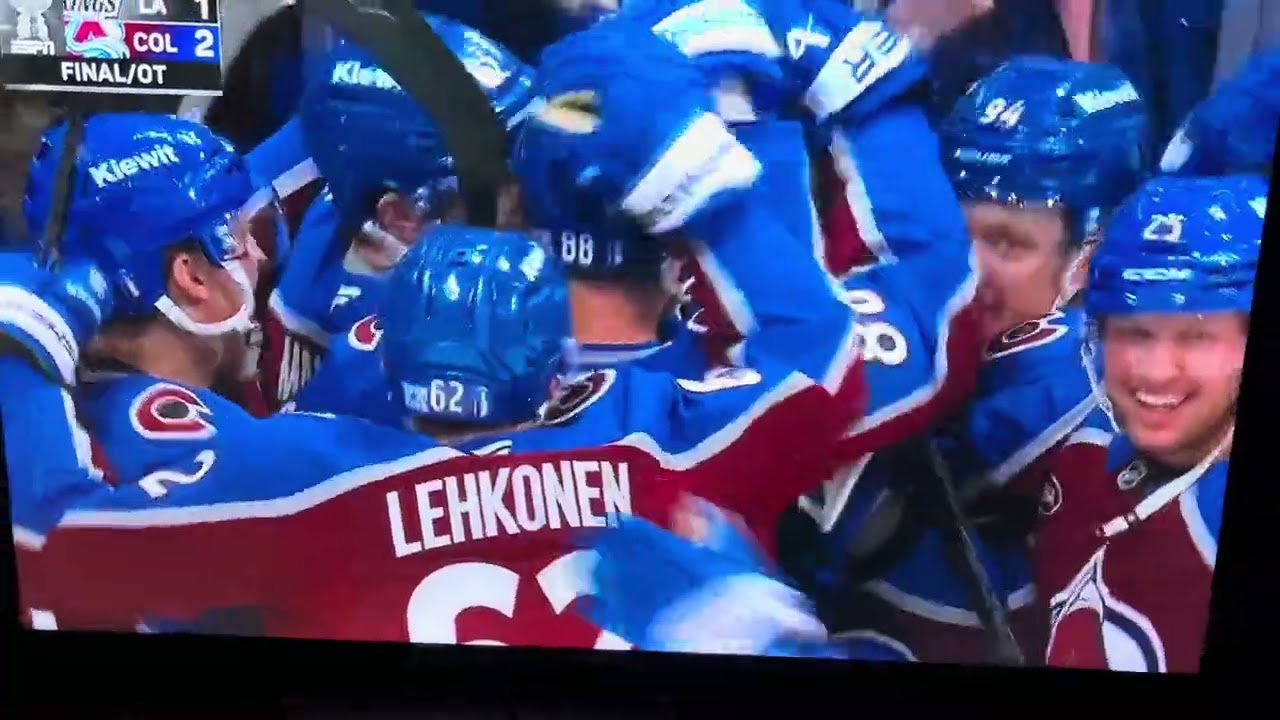 Nicolas Roy OT goal vs LAK Game 2 WCQF 4-21-26