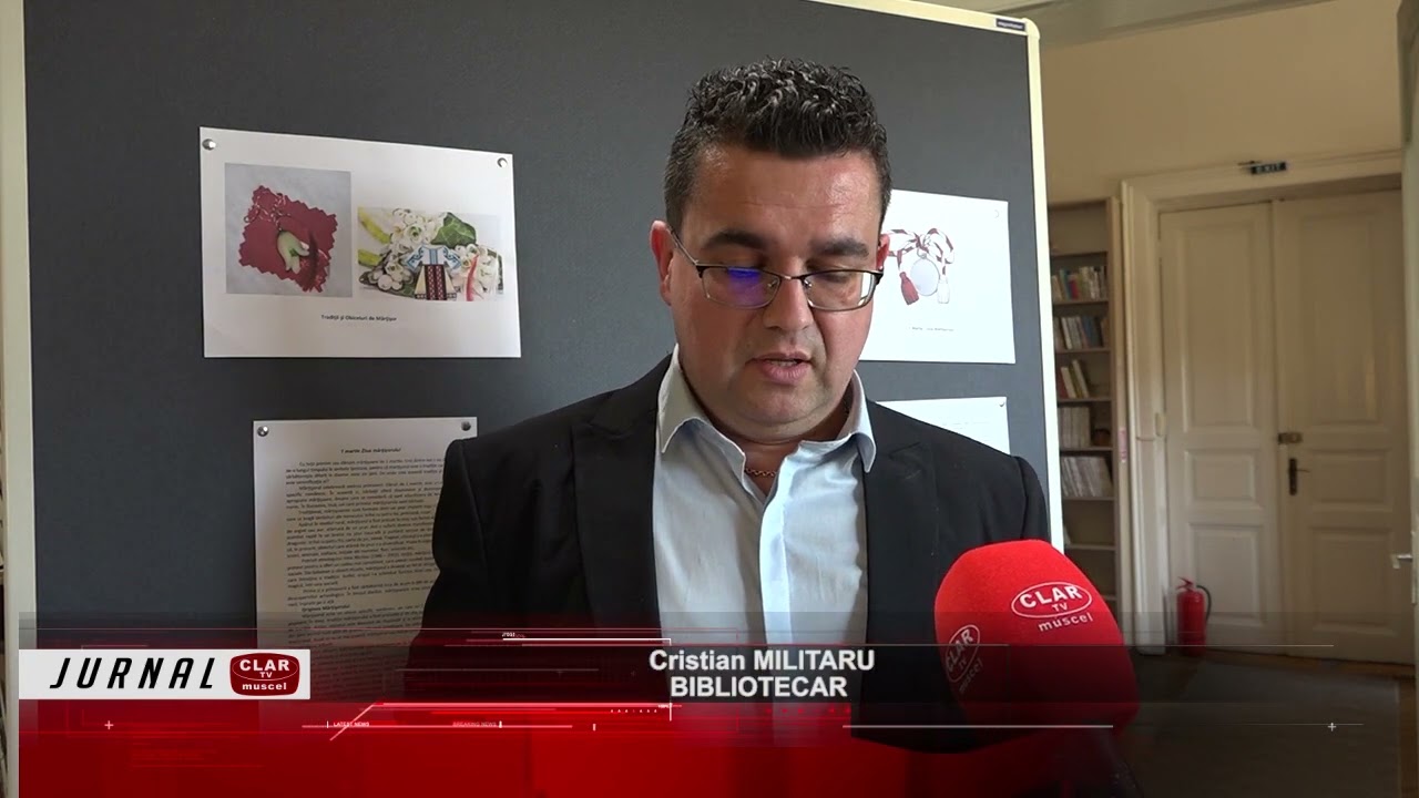 Expoziţie dedicată zilei mărţişorului, la Biblioteca Municipală ( 29 02 2024 )