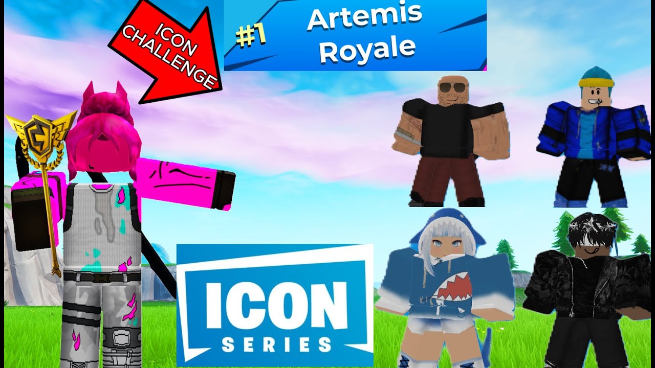 The *RANDOM ICON* SKIN CHALLENGE In 🔥Artemis Royale!🔥