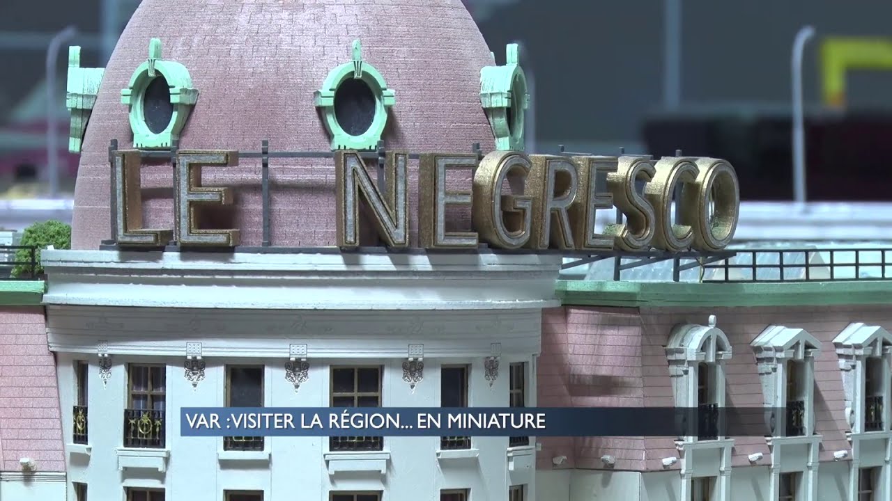 Mini World Côte d'Azur au journal télévisé de la chaine Azur TV