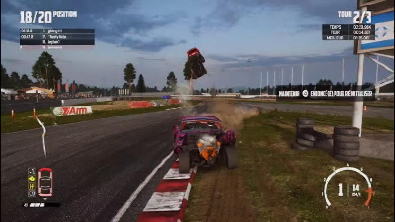 Crash Compilation - Sur Wreckfest