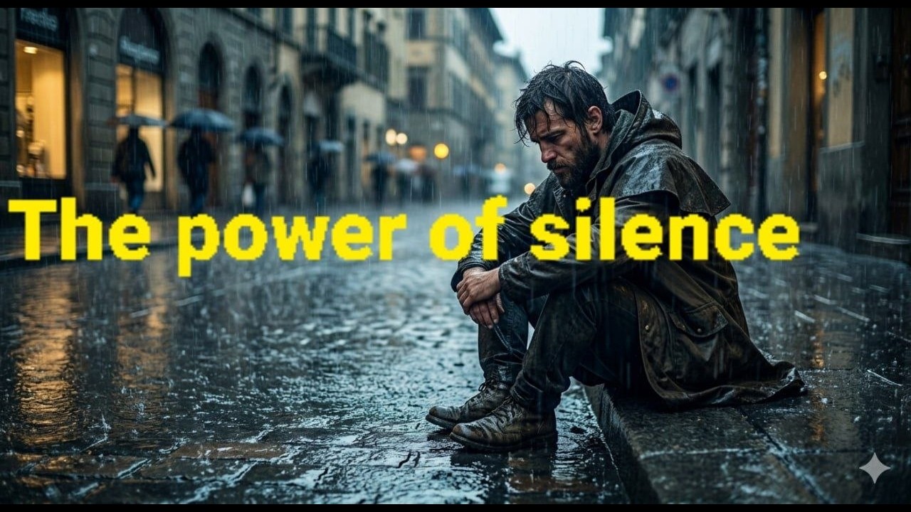 The power of silence, Silence is not weakness. Silence is strength.
