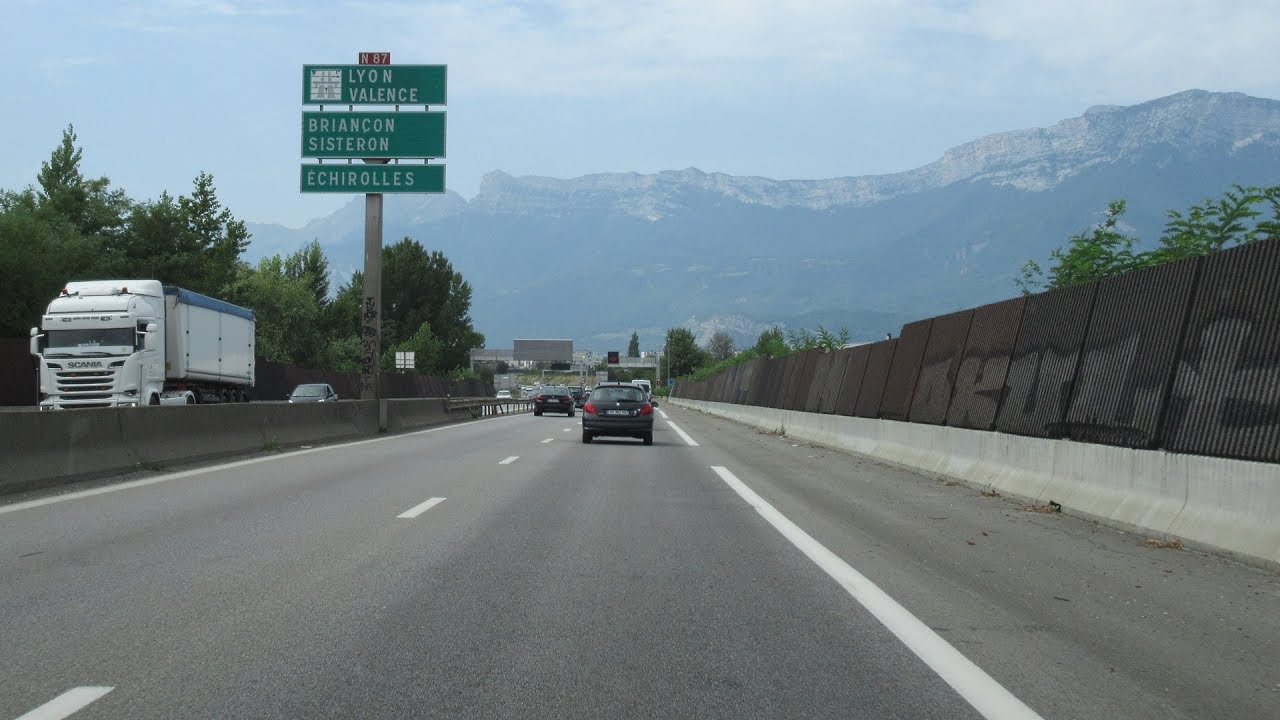 France: N87 through Grenoble