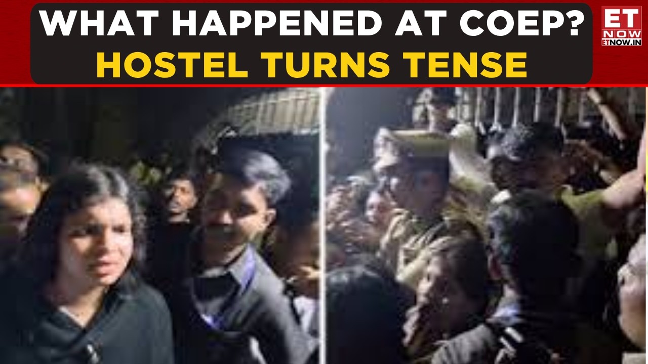 COEP Hostel Clash: ABVP-NSUI Face-Off Leaves Students Detained In Pune | Breaking News | ET Now