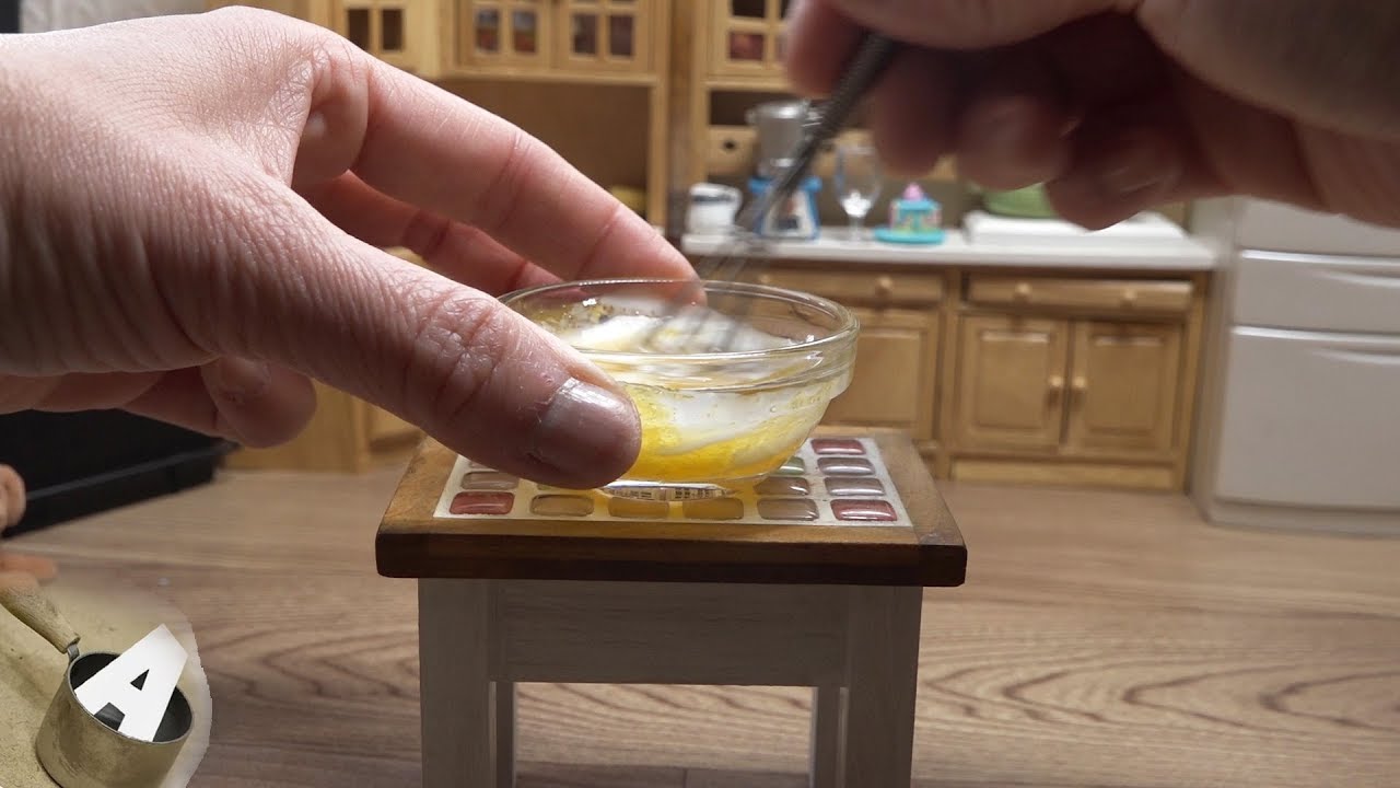 MiniFood 食べれるミニチュア エッグタルト miniature egg tart