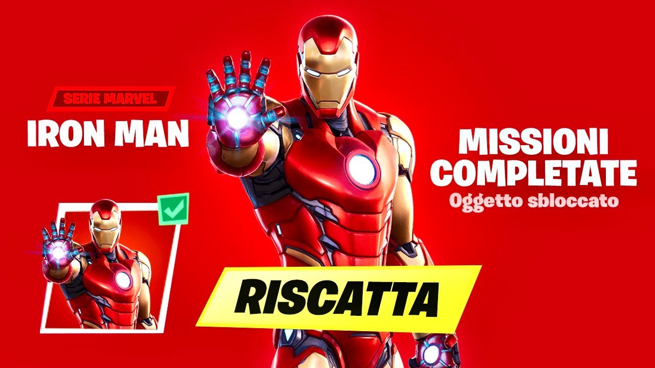 HO SBLOCCATO LA SKIN DI IRON MAN!! *INCREDIBILE*😱 Fortnite ITA