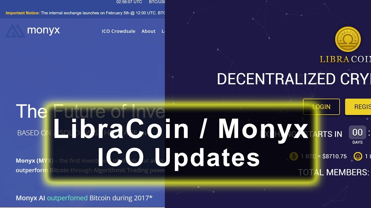 LibraCoin & Monyx Updates