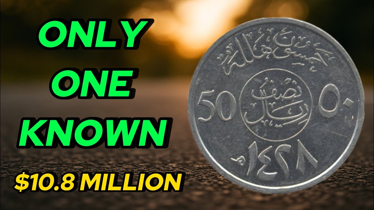 Most Valuable Half Riyal Coin 1428 of Saudi Arabia  Rare Saudi Coin Worth Big Money
