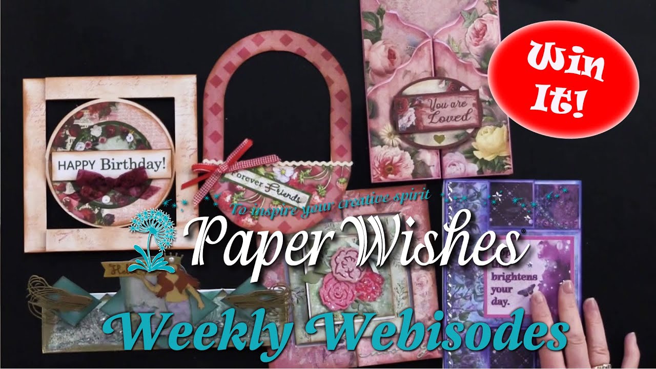 6 New Shaped Cards by Hunkydory Crafts (giveaway ended)