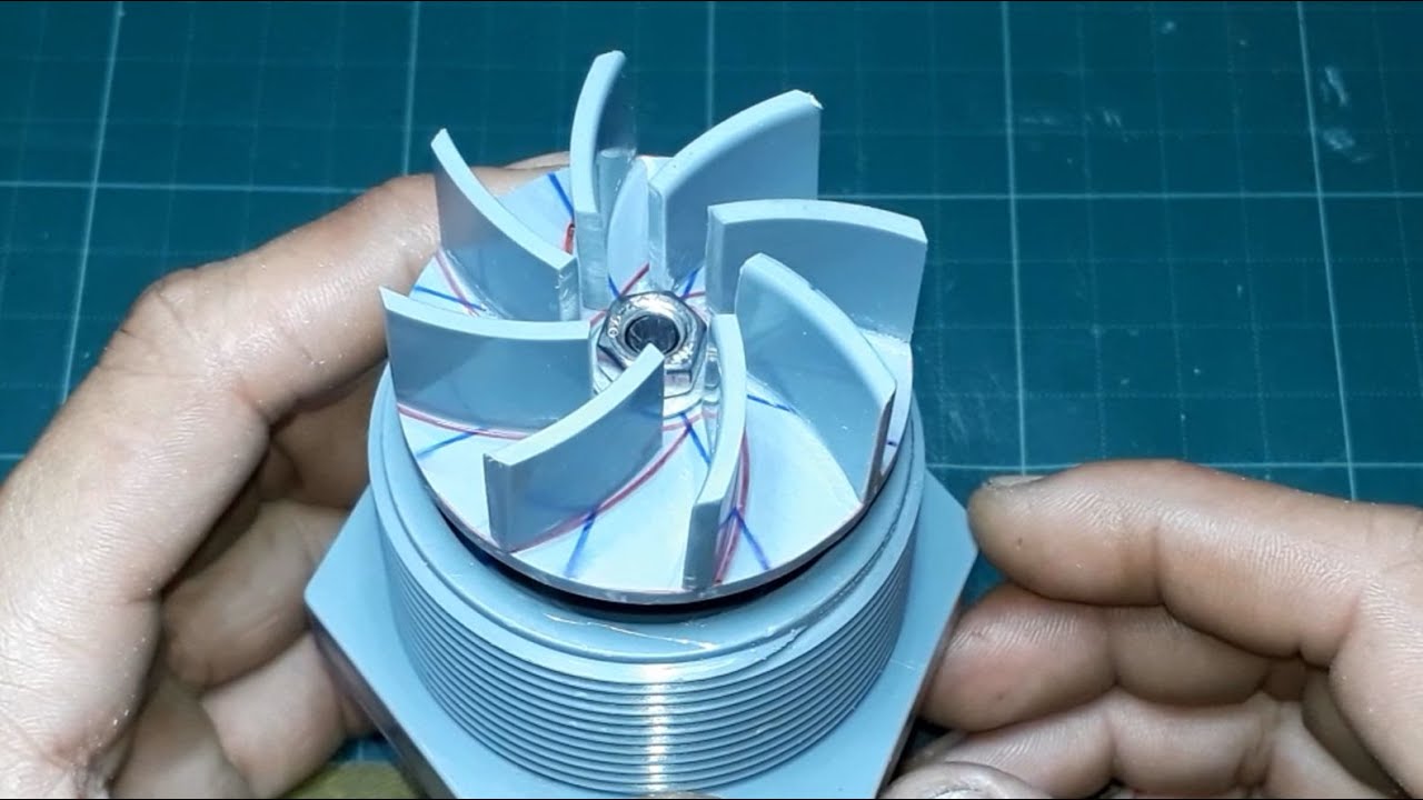 How To Make Water Pump Submersible 12V From PVC Plastic V15 #diymrhai #diywaterpump #waterpump