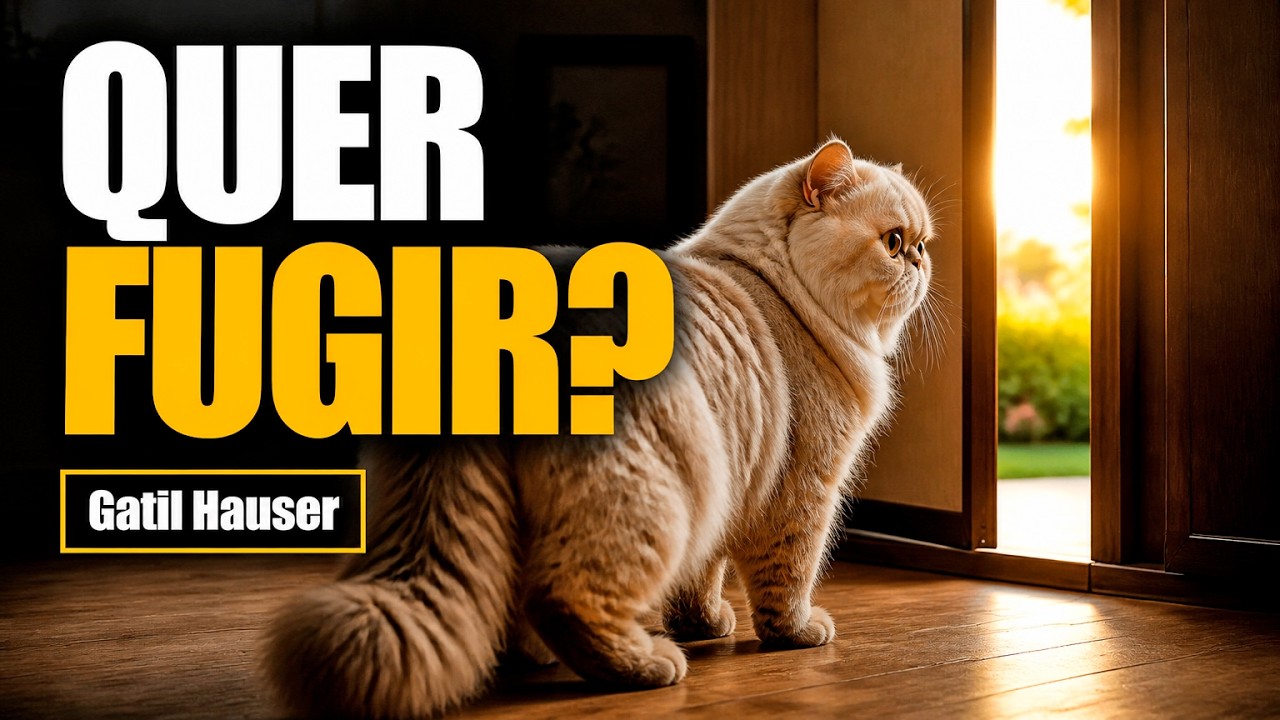 Como acostumar o GATO N&Atilde;O SAIR de casa - Gatil Hauser