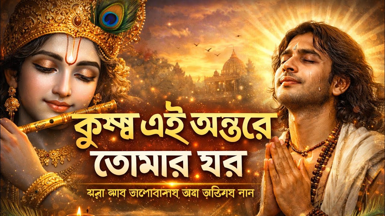 কৃষ্ণ এই অন্তরে তোমার ঘর || New Krishna song || Sangeet Bengal 