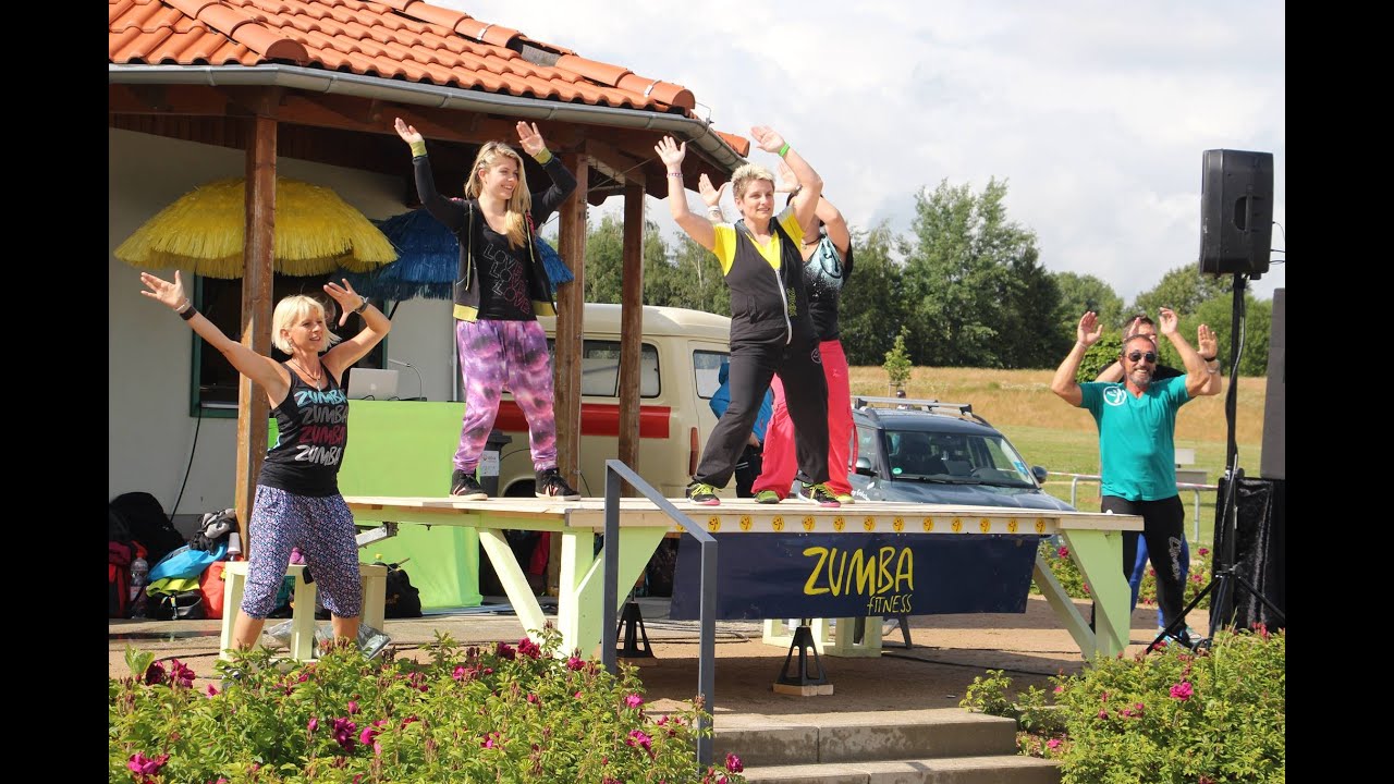 Zumba-Party am Olbersdorfer See 2015