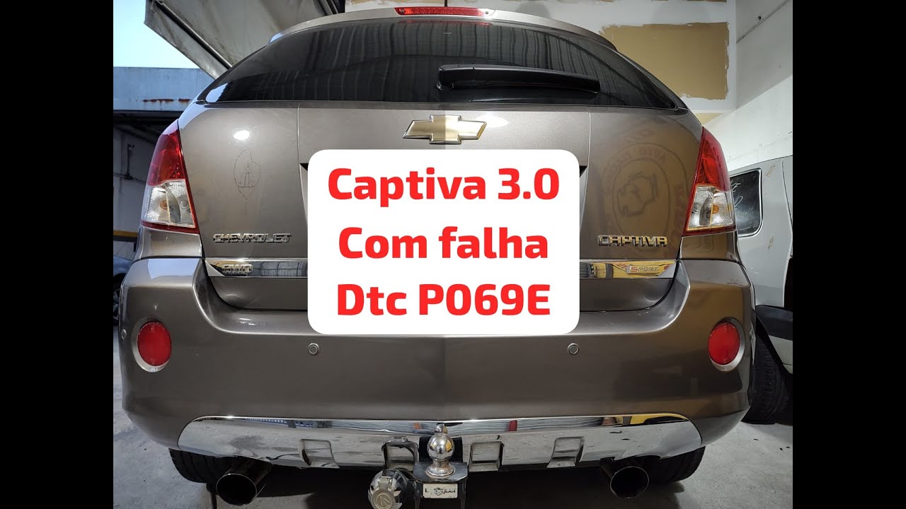 GM Captiva 3.0 v6 com luz de injeção acesa dtc P069E / P069E-0