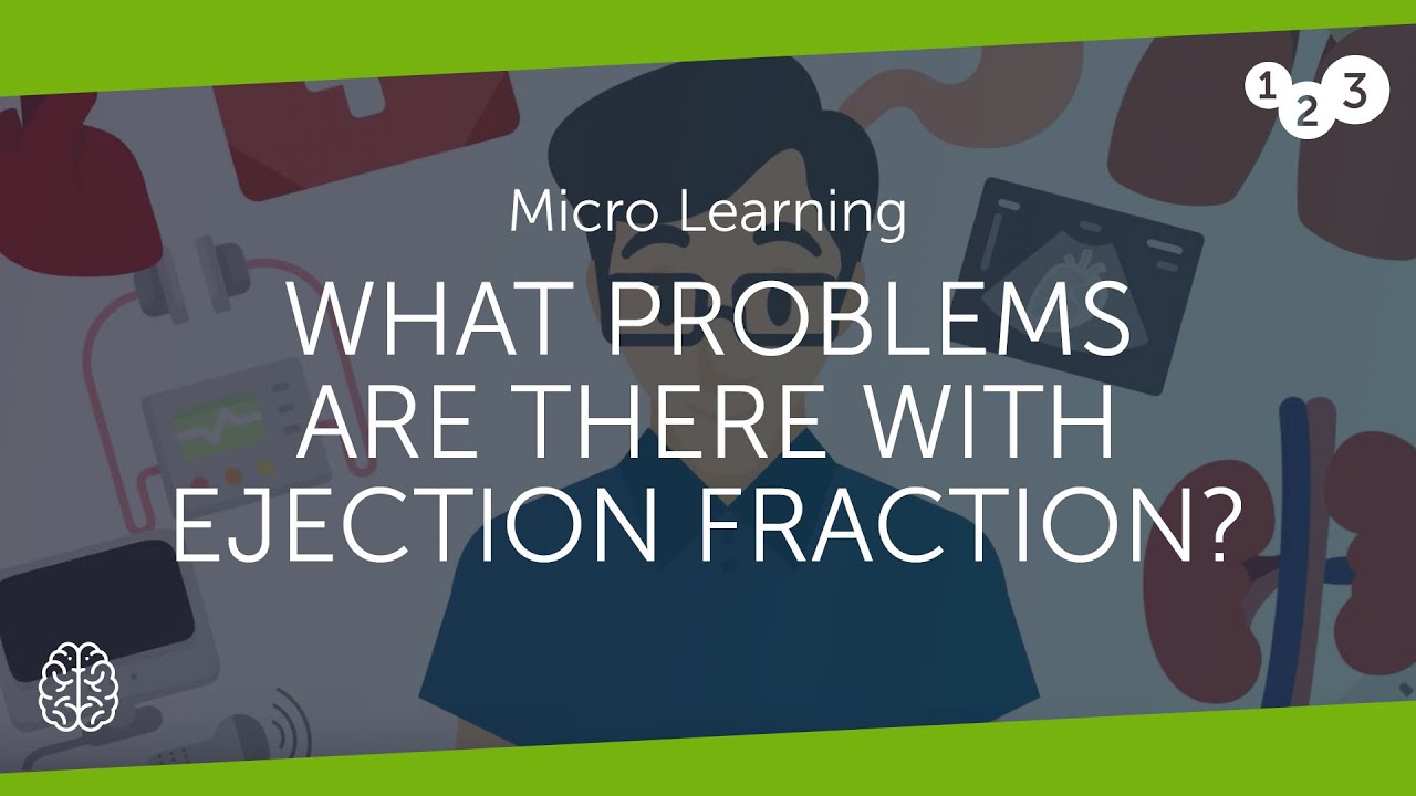 What problems are there with ejection fraction?