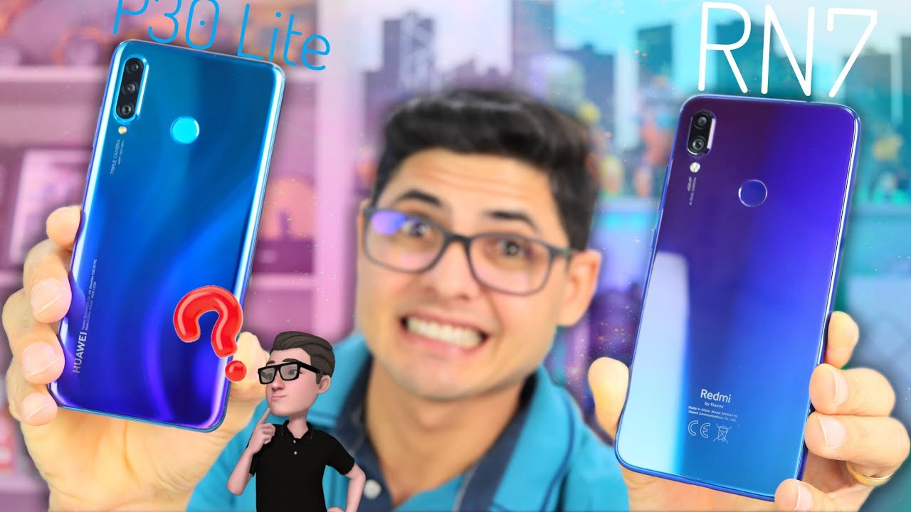 Redmi Note 7 vs Huawei P30 Lite - QUAL O MELHOR PRA VOCÊ! COMPARATIVO!