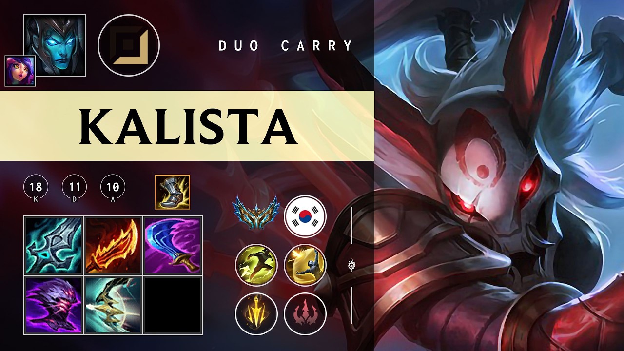 Kalista ADC vs Jinx - KR Challenger Patch 26.03