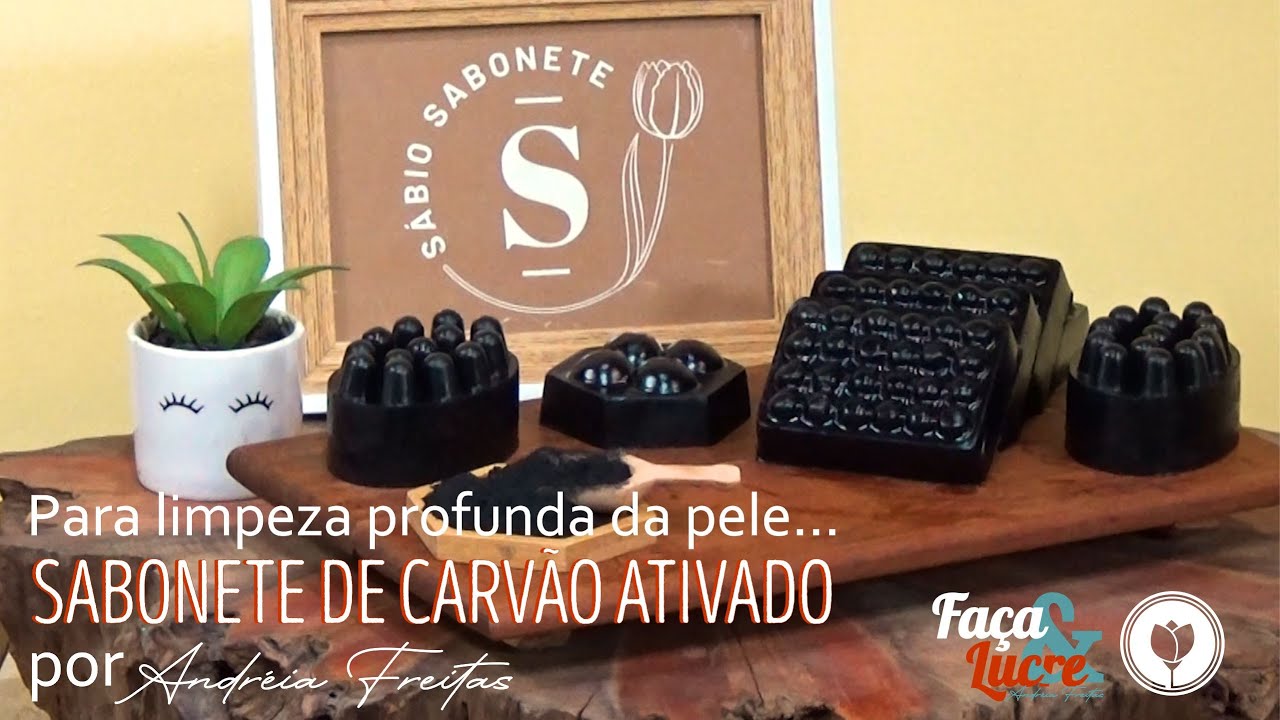 SABONETE DE CARVÃO ATIVADO