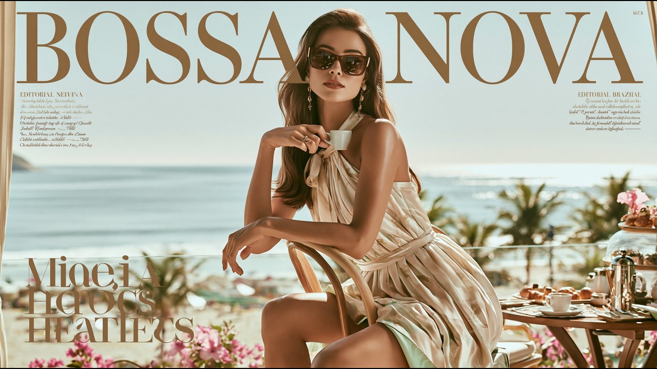 Seaside Morning Cafe Jazz ~ Smooth Bossa Nova Playlist to Help Study, Work