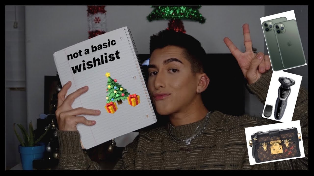 not a basic wishlist + gifts for him 2019 (vlogmas)