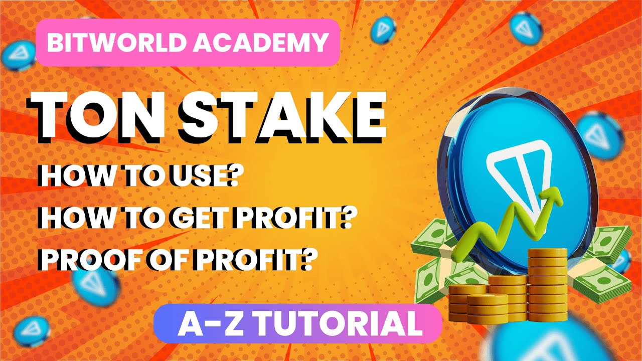 TonCoin Staking & 10% Daily Rewards? Step-by-Step Guide |  Ton Stake | Bitworld Academy | #toncoin