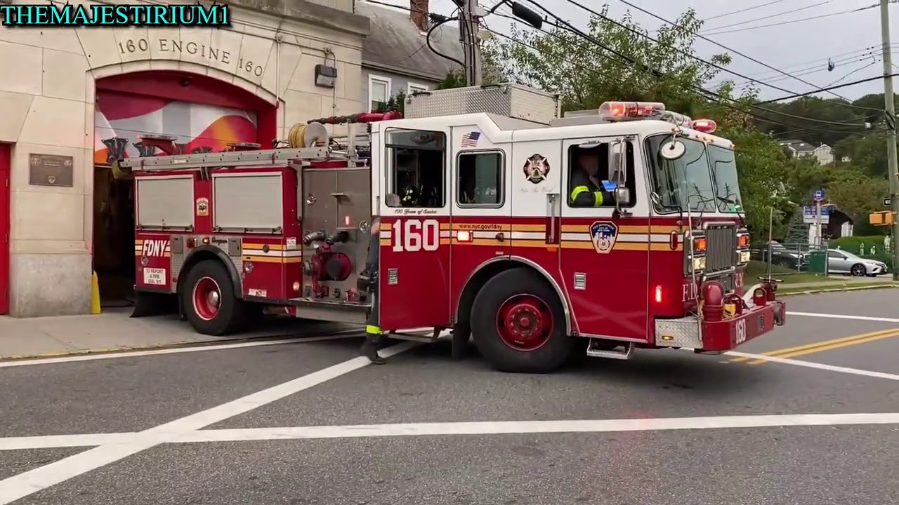 FDNY RESPONDING COMPILATION 117 FULL OF BLAZING SIRENS & LOUD AIR HORNS THROUGHOUT NEW YORK CITY.