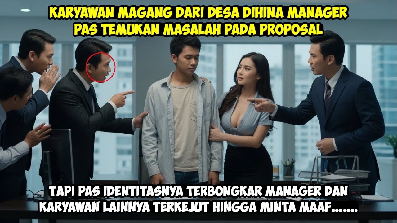 PRIA MAGANG DESA DI HINA MANAGER PAS TEMUKAN MASALAH DI PROPOSAL. TAPI PAS IDENTITASNYA TERUNGKAP