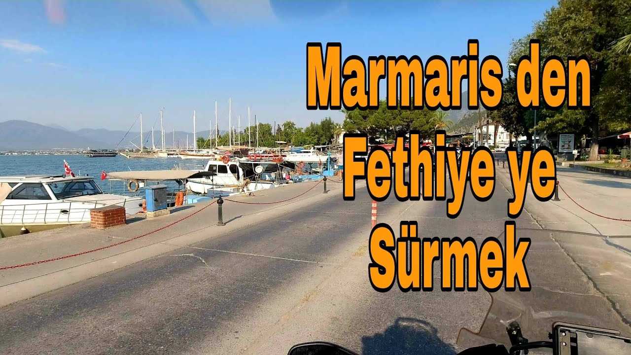 Datca'dan Marmaris Fethiye'ye Artçılı Sürüş Muhteşem Yol ve Manzara