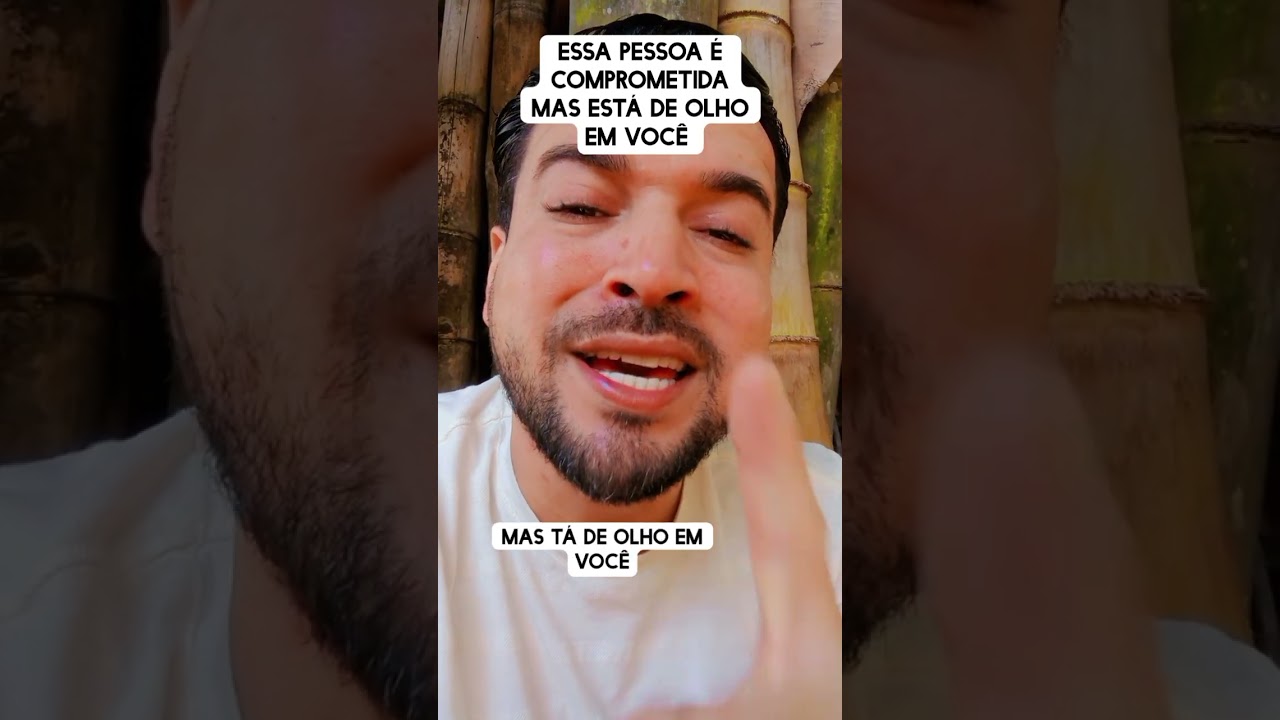 Essa pessoa é comprometida mas está de olho em você