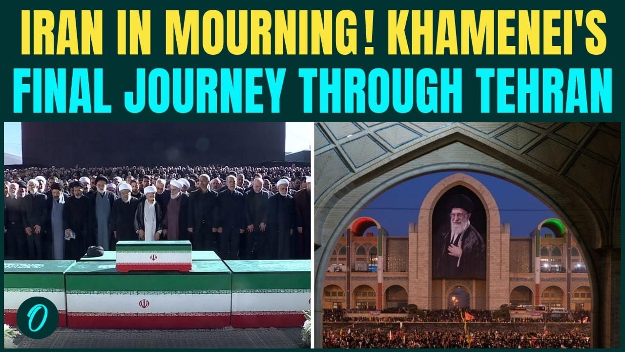 Khamenei&rsquo;s FINAL JOURNEY Video: Funeral Prayer Held For Ayatollah Ali Khamenei In Tehran